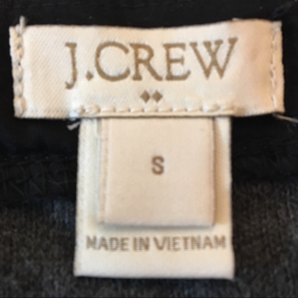 J. Crew Gray Quilted Top Size Small - Picture 5 of 8